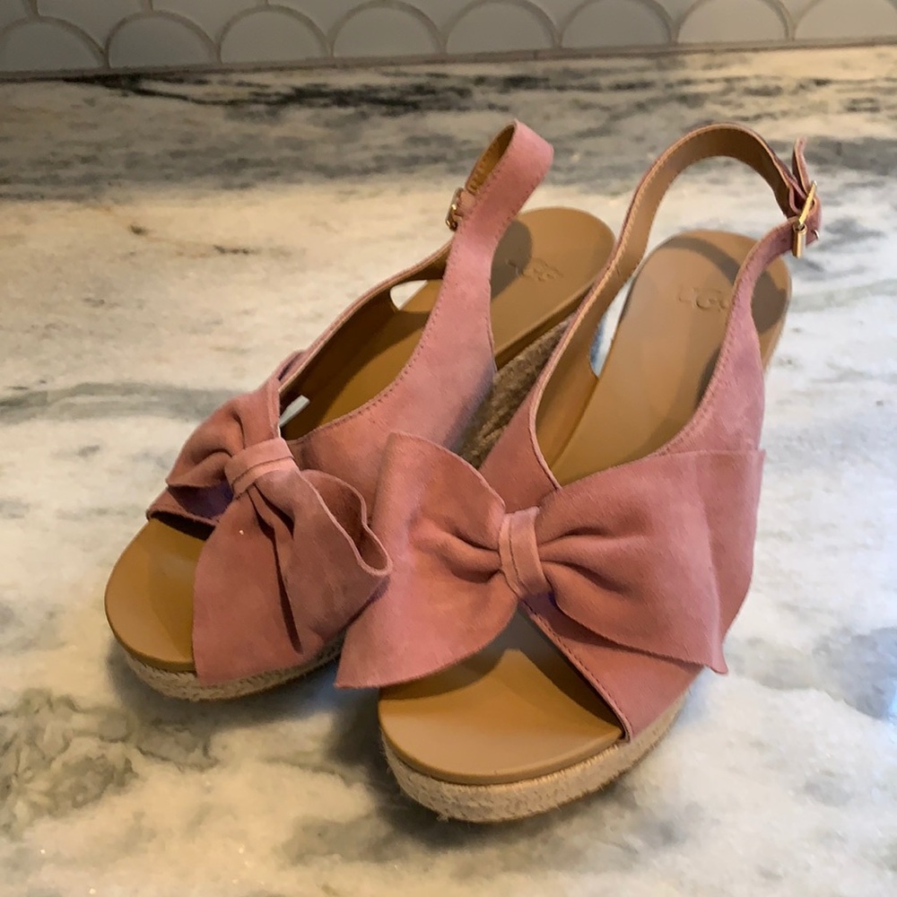 Pink UGG wedges